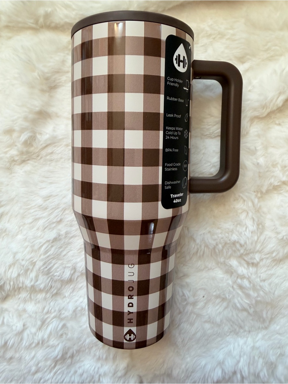 HydroJug x Acta Brown Checkers
